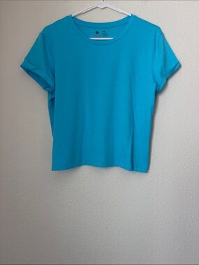 Sundry Cropped Crewneck Tee